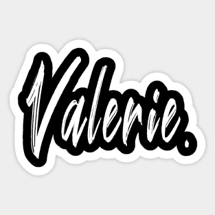 name girl Valerie Sticker